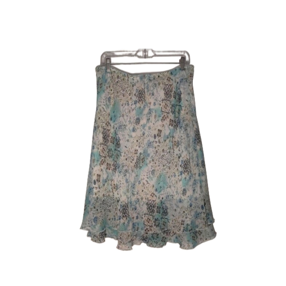 Skirtology Blue Floral Ditsy Midi Skirt ! - Picture 2 of 4